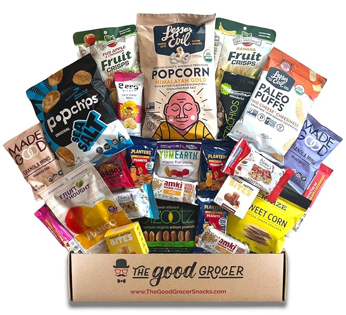 Gluten-Free / Vegan Snacks Care Package (Dairy & Fig Free) 25ct