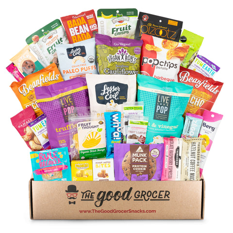 Deluxe GLUTEN FREE and VEGAN Snacks Care Package (30ct)