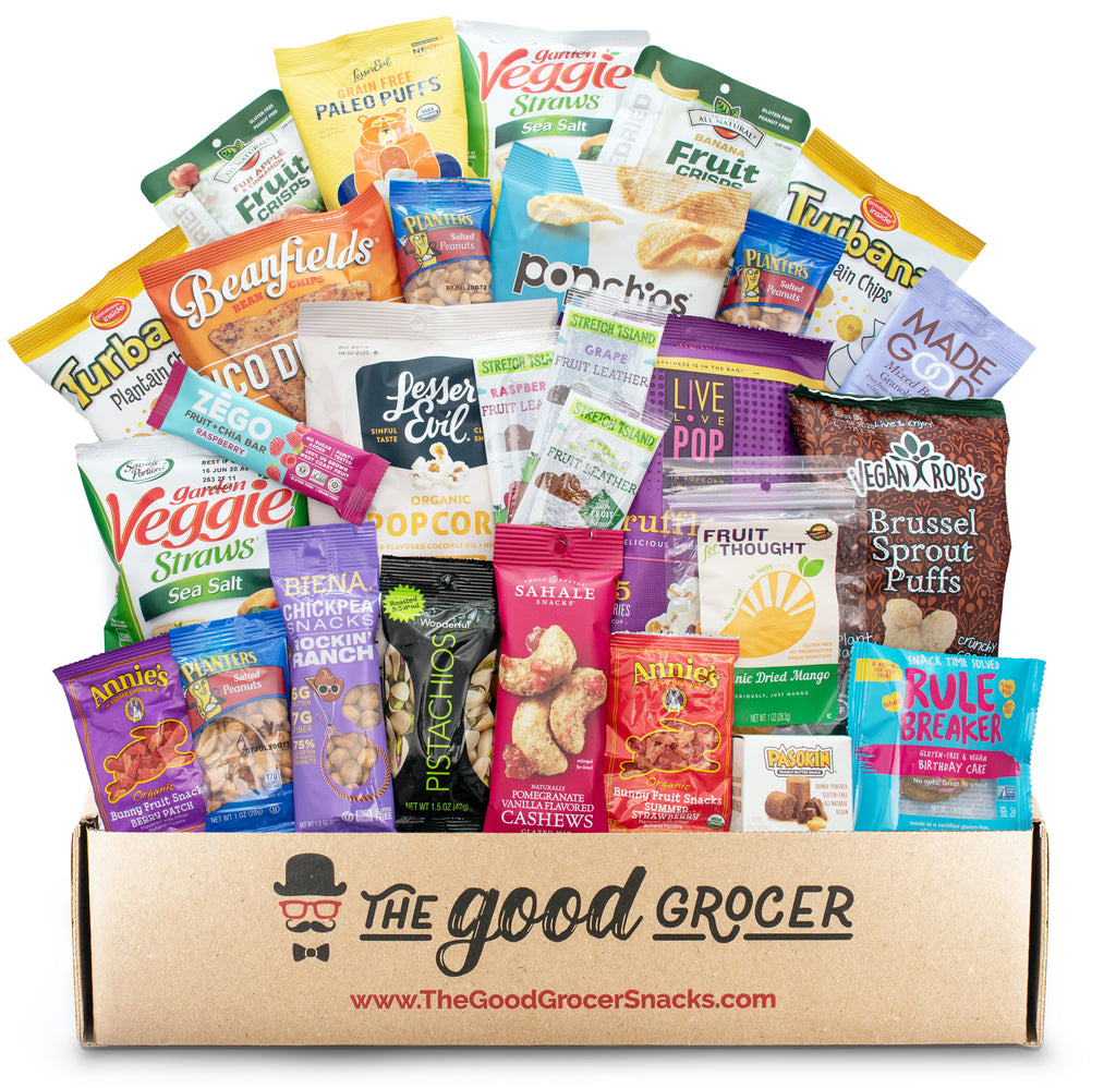 Gluten-Free / Vegan Snacks Care Package (Dairy & Fig Free) 28ct